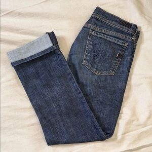 Citizens Of Humanity Blue Ankle Jeans